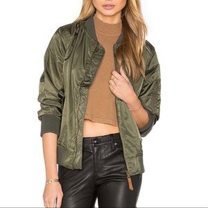 Sanctuary Amelia Bomber Jacket in Military